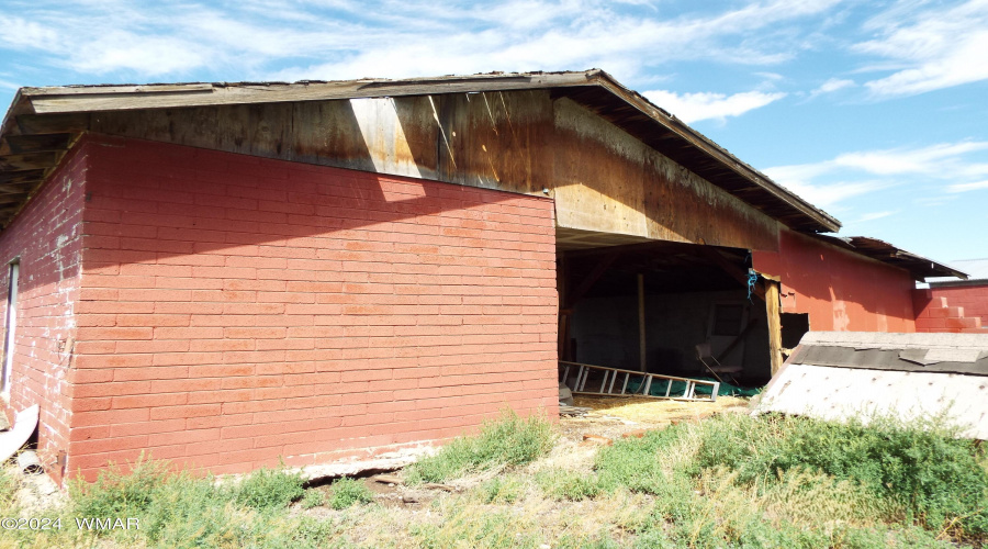 Rear of barn