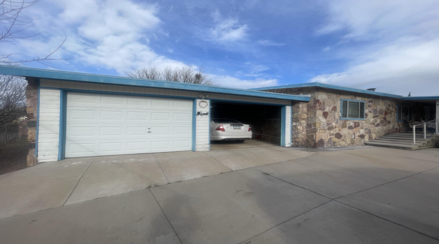 Attached garage