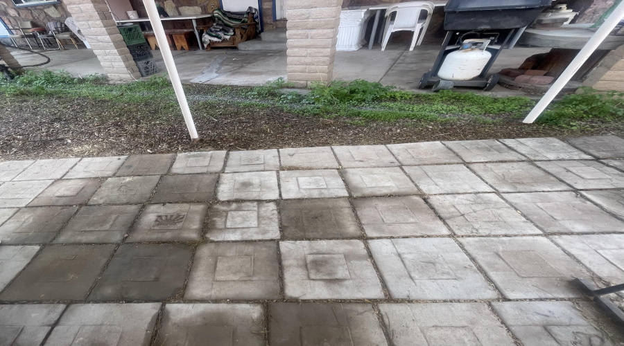 Paver patio