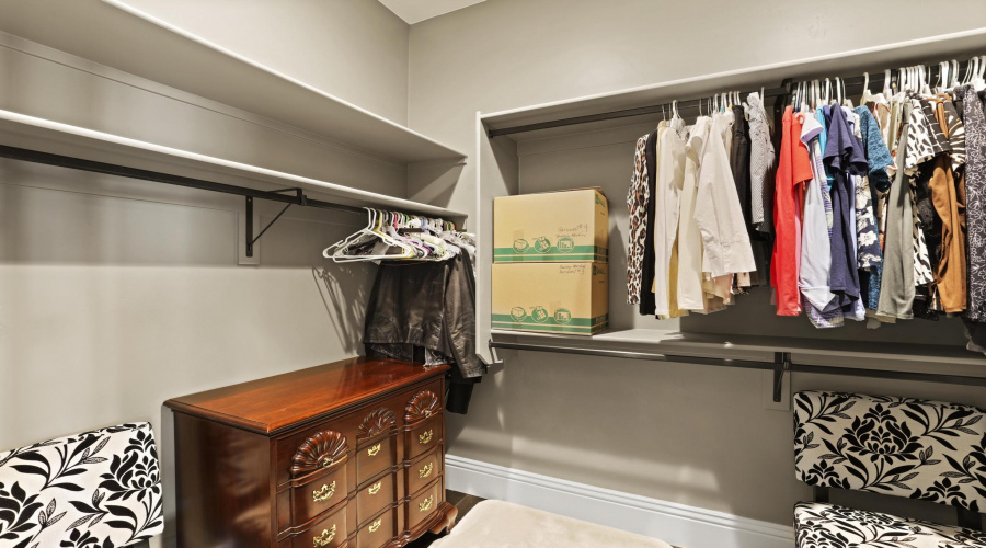 2 Walk in Closets in Primary Bedroom