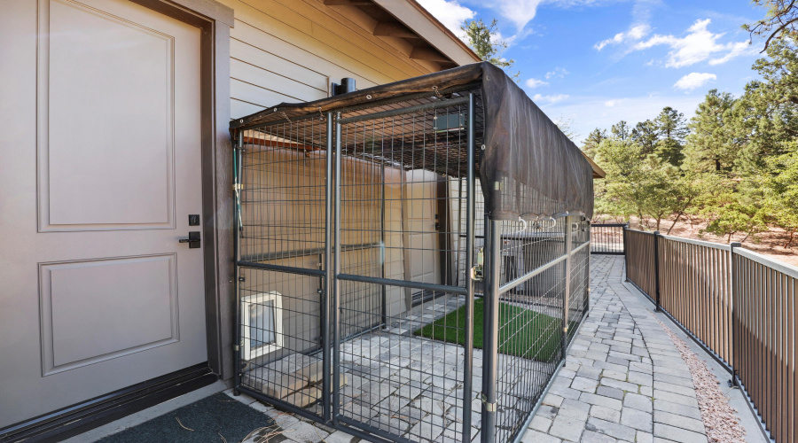 Small Dog Run off of Mudroom