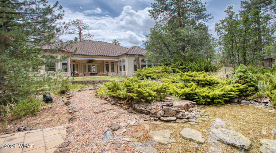 Back covered patio