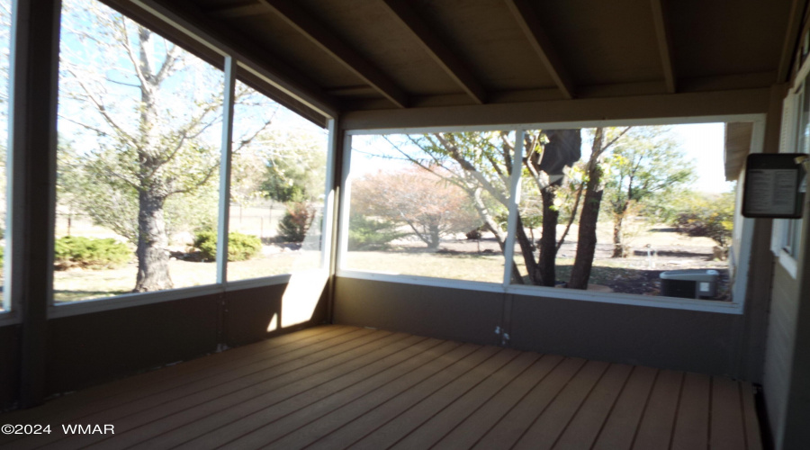 Rear deck AZ room