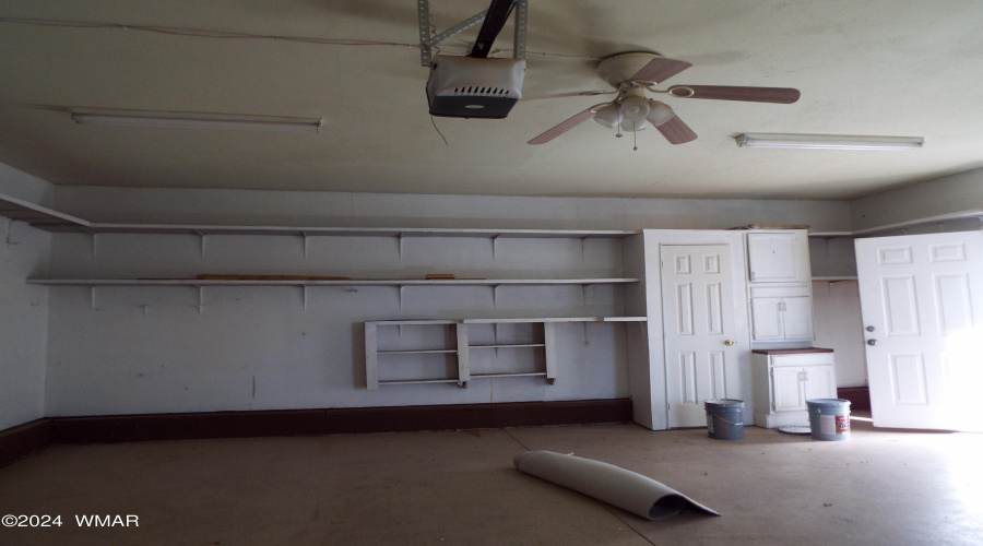 Shelving in garage