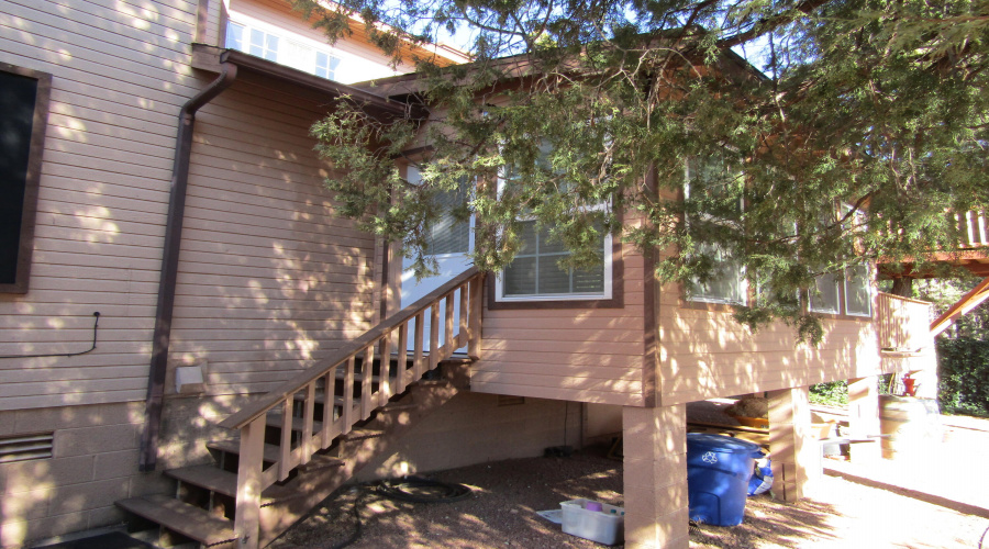 Rear porch