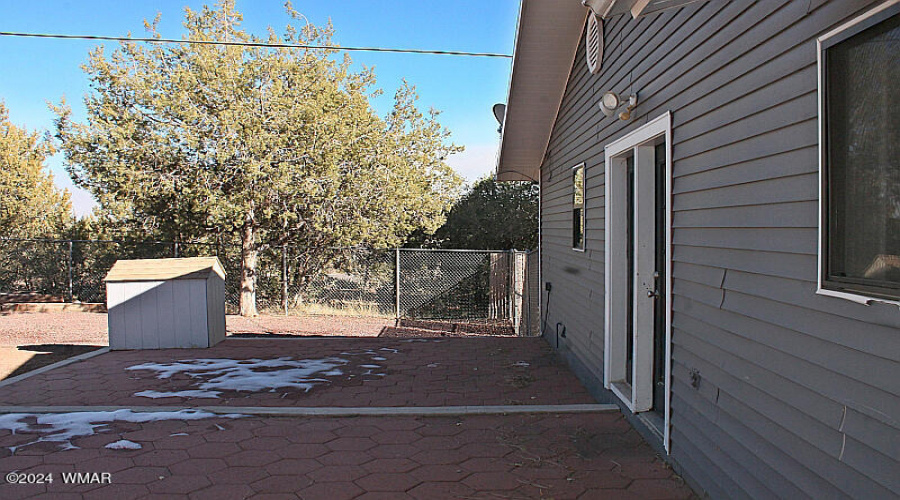 Patio Area in Backyard