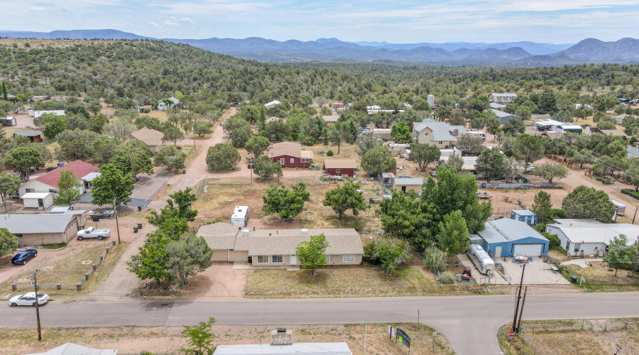 Aerial View Front of House