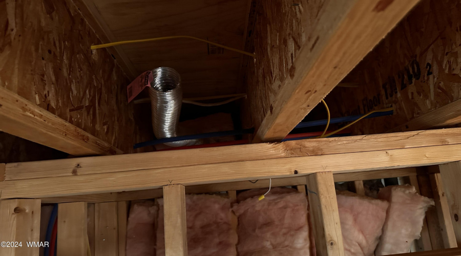 duct work first floor bathroom