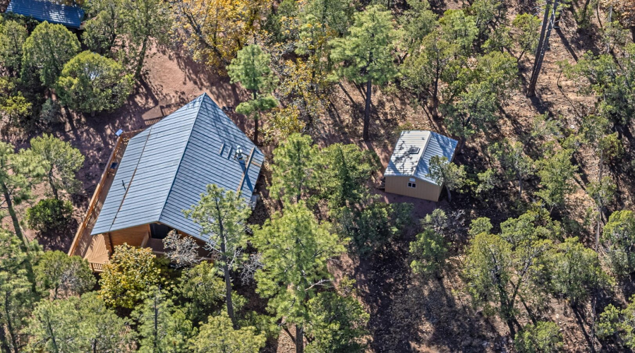 aireal cabin and tack shed