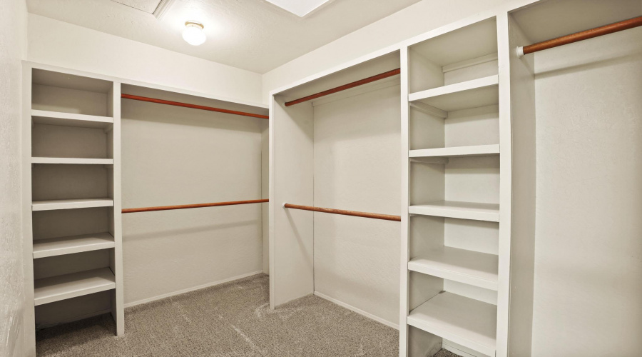 Primary Walk-In Closet