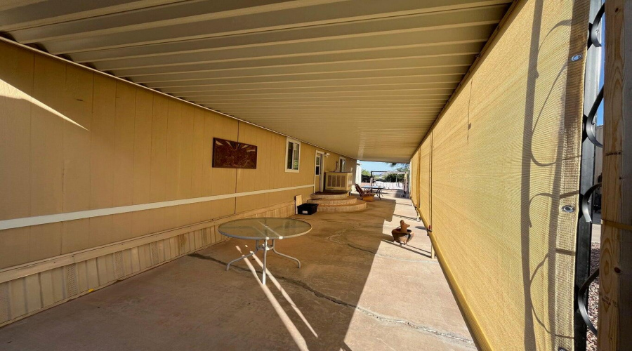 Covered patio