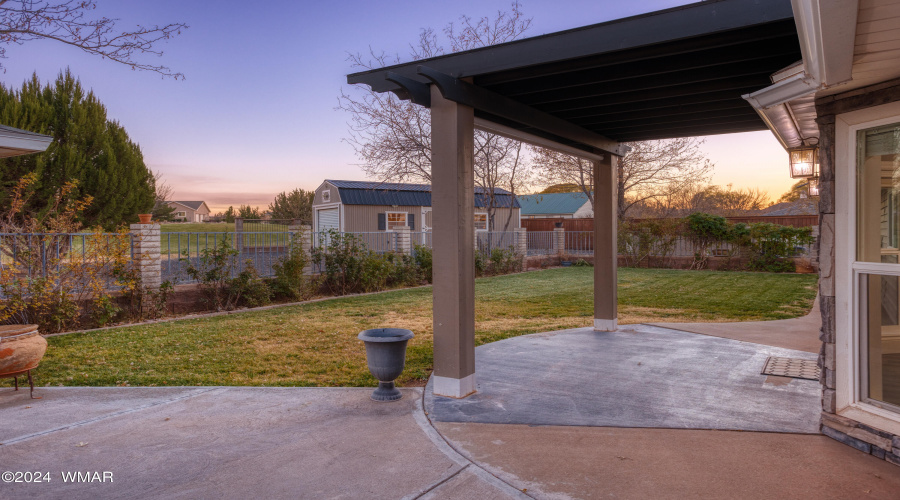 Covered Back Porch