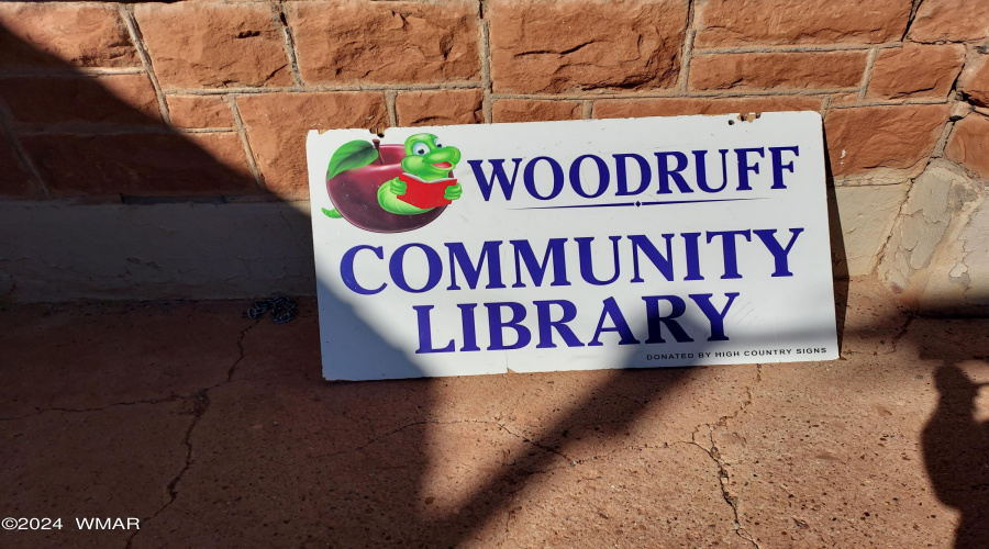 Library sign