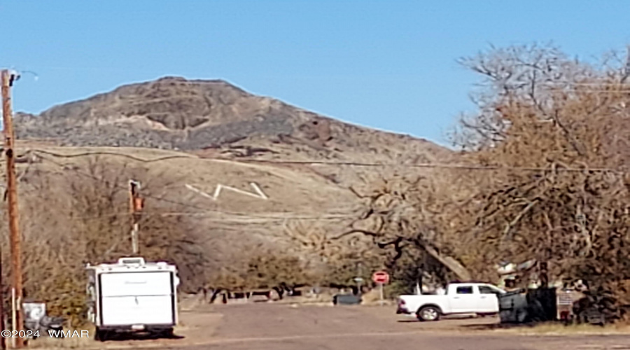 View of woodruff W on hill