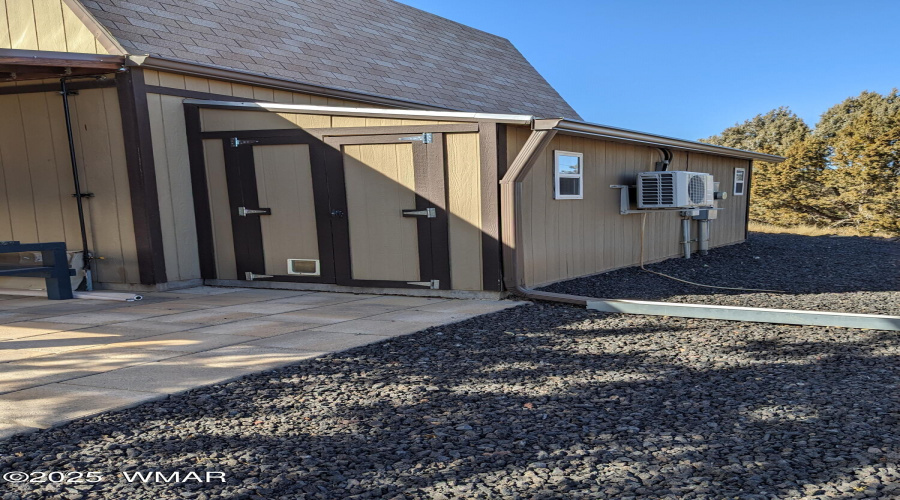 Garage Wood Storage Rear