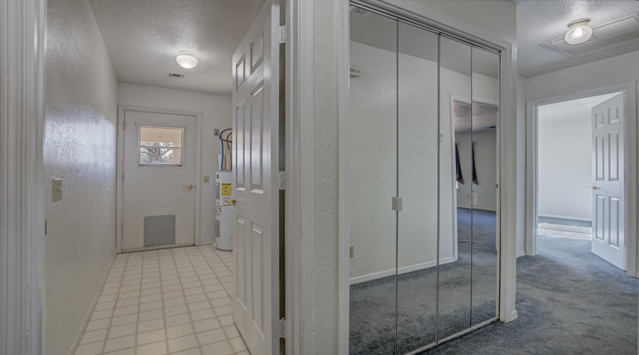 Laundry Room and hall closet