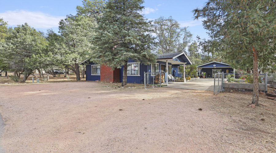 Front Yard and Gated Entry