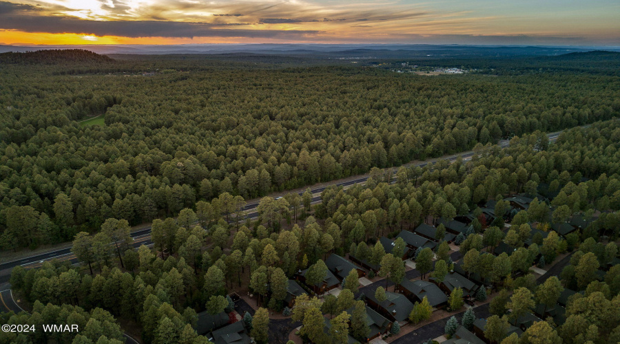 Aerial View of Surrounding Community