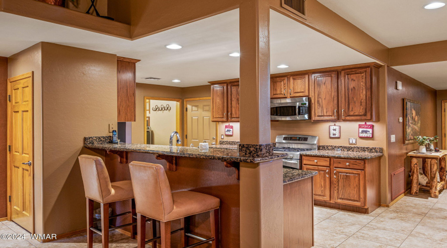 Breakfast Bar in Kitchen