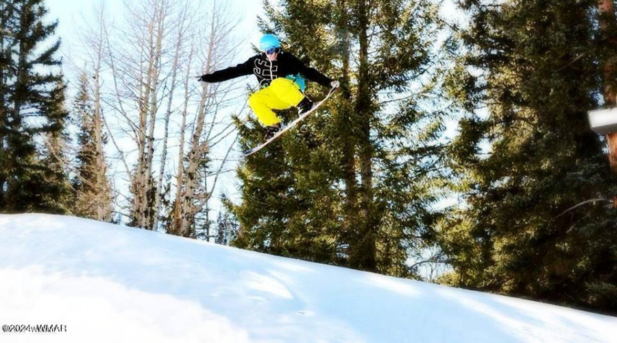 Snowboarding at Sunrise