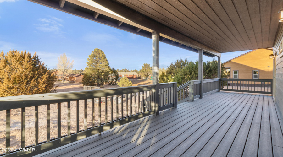 Covered Back Deck