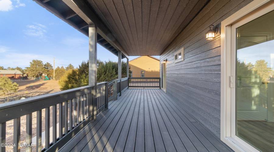 Covered Back Deck