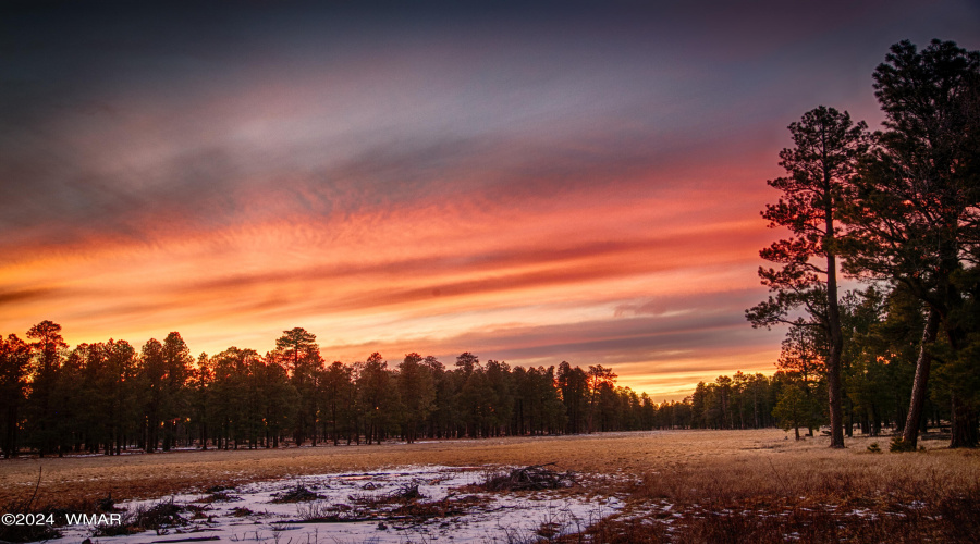 Sunset in the White Mountains