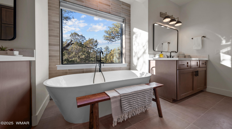 Large Soaking Tub In Master Bathroom