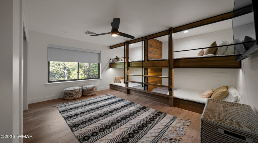 View Of Built In Bunk Beds