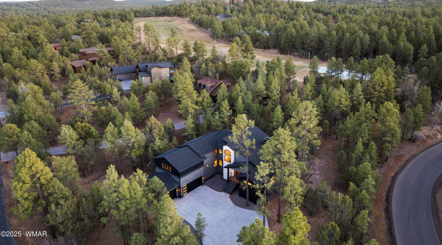 View Of Golf Course And House