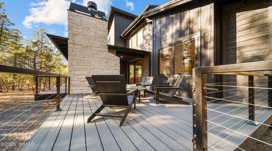 Sitting Area On Back Deck