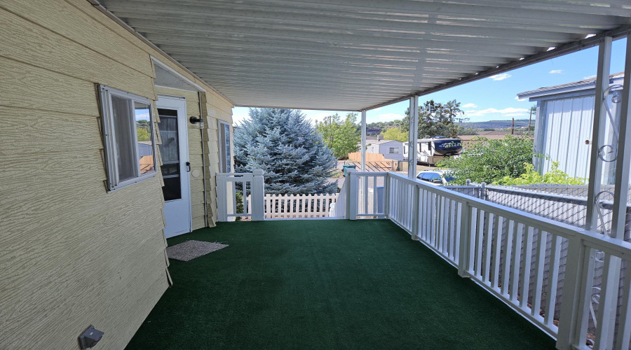 WEST PATIO LOOKING SOUTH