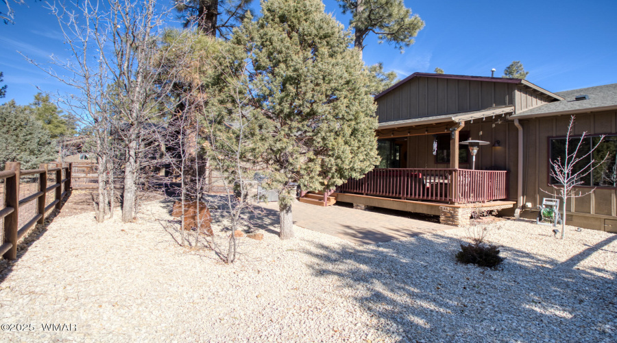 Fenced Back yard