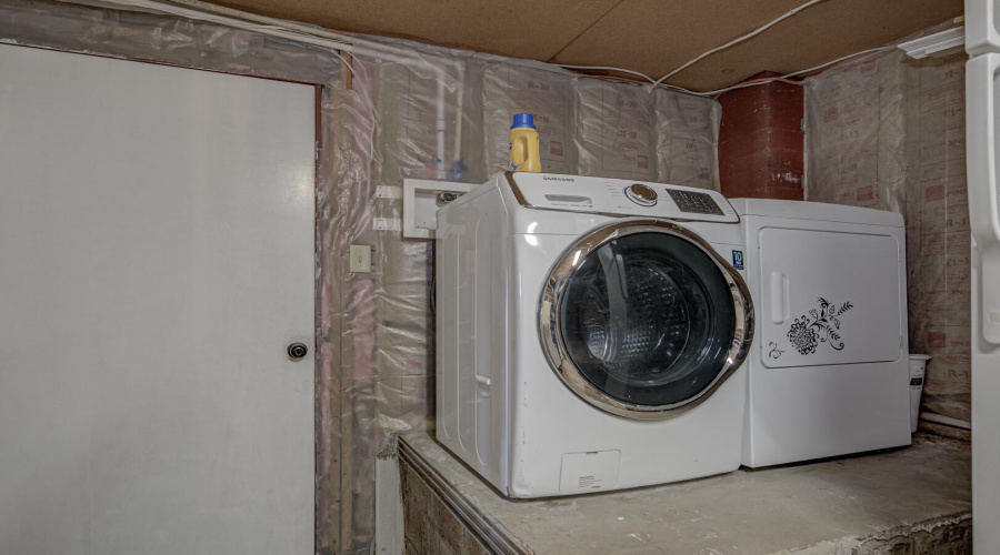 Laundry Area Downstairs