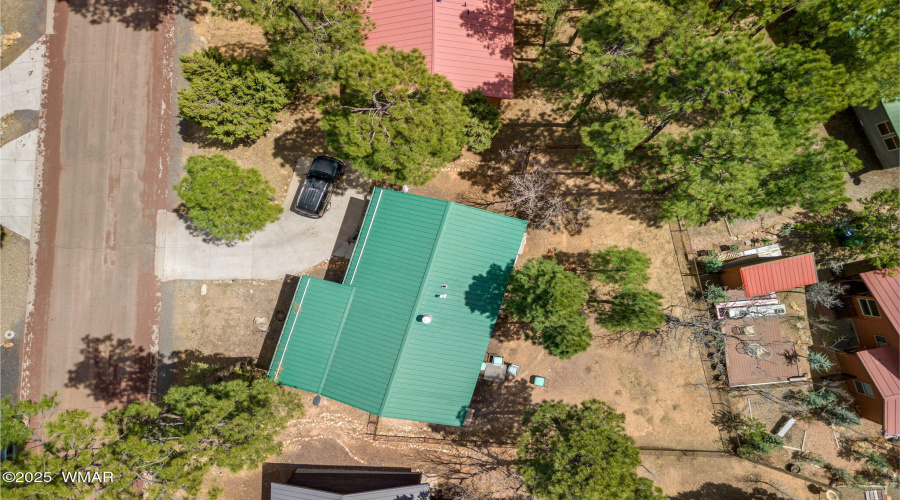 Aerial View of Home and yard