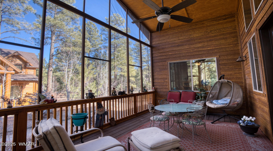 Screened porch