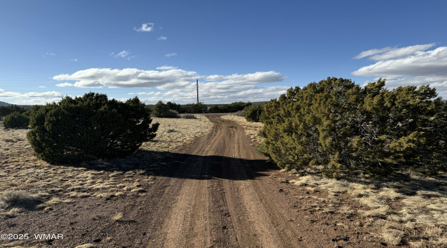 Driveway into property