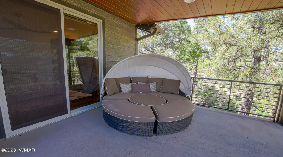 Covered Deck-Guest Bedroom 5