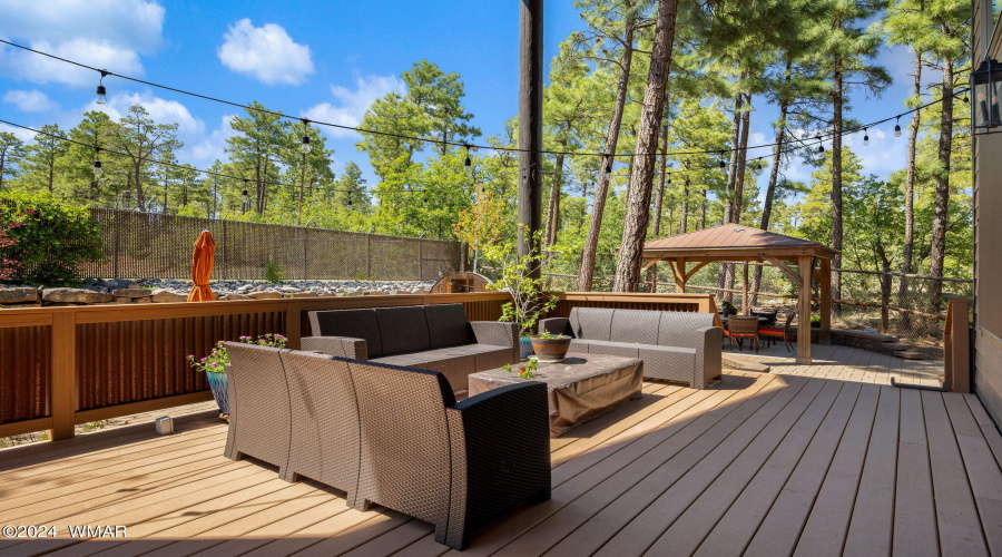 Covered Back Deck