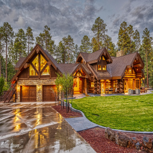 Front of Home at Twilight