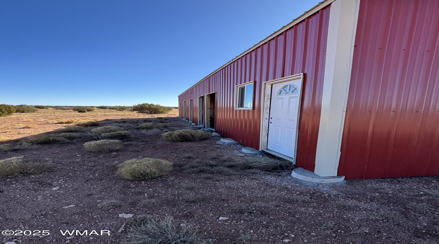 North Side of Garage