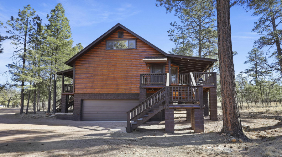 side view attached garage