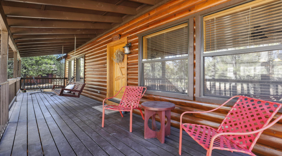 front deck and entrance