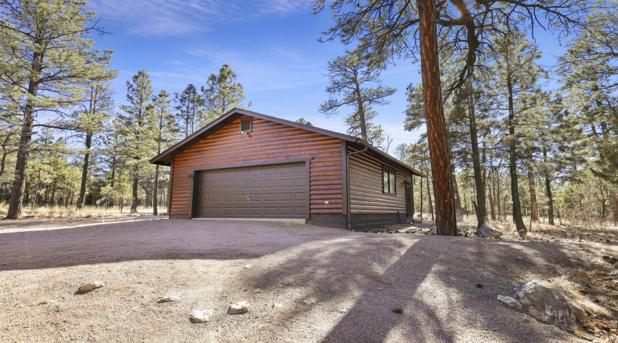 detached 2 car garage