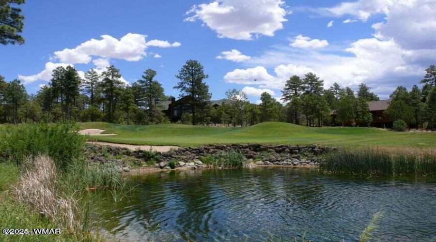 Golf Course with ponds