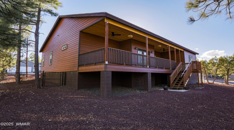 Back yard & porch