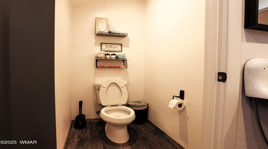 Upstairs Guest Bath Commode Room