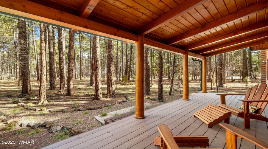 Main house back deck