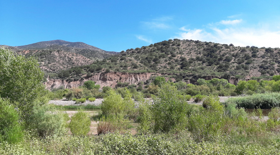 Landscape Creek and Mountains