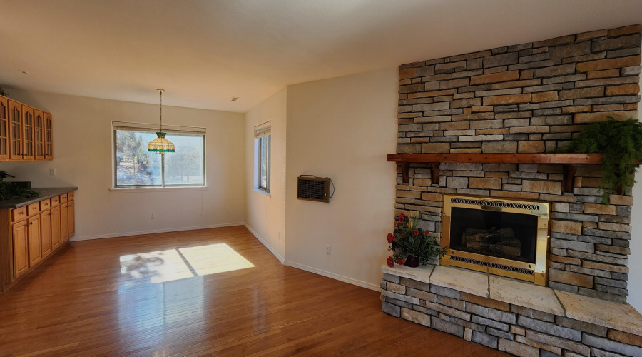 Gas Fire Place/Dining Room